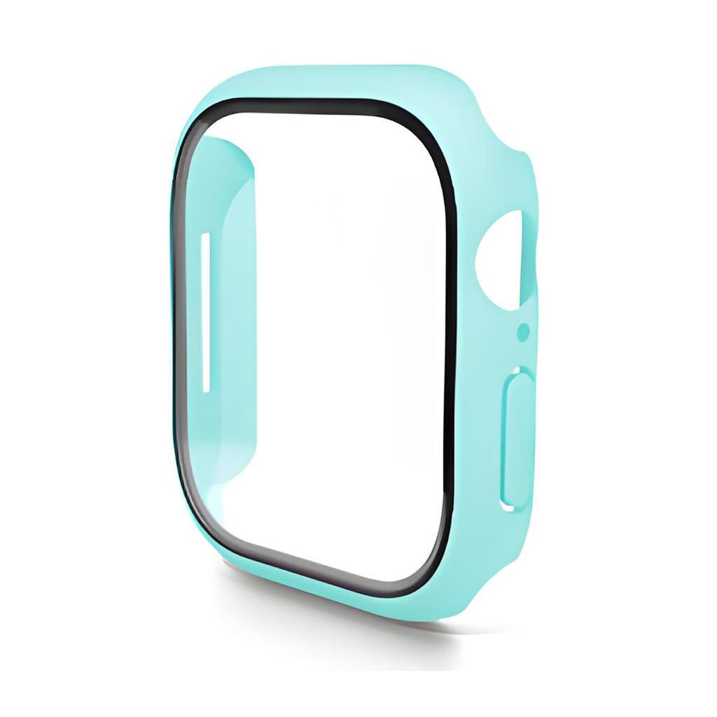 For Apple Watch Series 11/10 42mm Watch Case ENKAY HAT PRINCE Rubberized Hard PC Cover with Tempered Glass