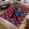 "Superman" rugs in a variety of styles and sizes—perfect for use as bedroom play mats, living room rugs, and home decor.