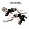 Universal Motorcycle Brake Master Cylinder 22MM Hydraulic Clutch Lever Adjustment Brake Clutch Handle for Motorbike Honda Yamaha
