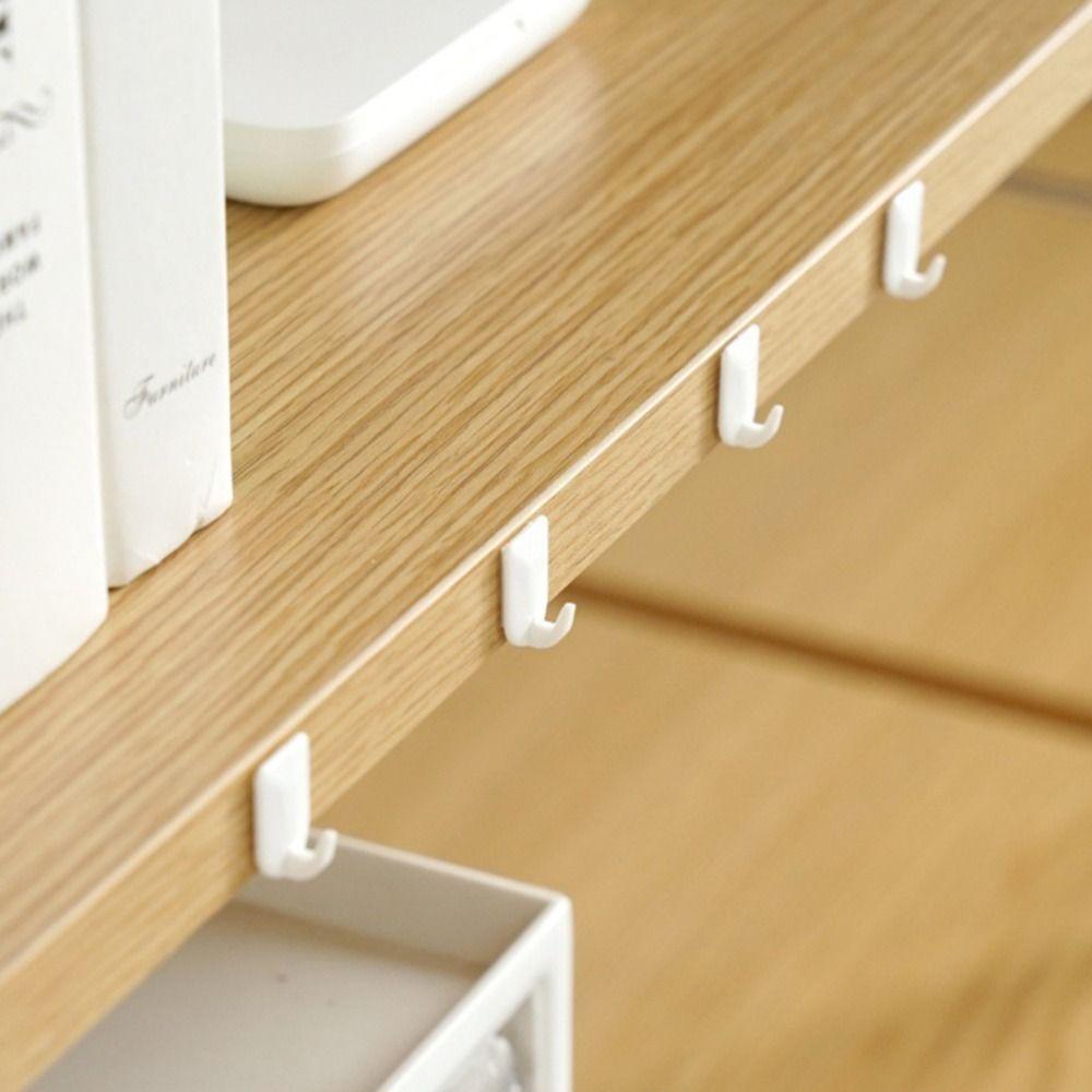 9pcs No Drilling Universal Hook Mini Wall Hanger New Self-adhesive Hook  Home