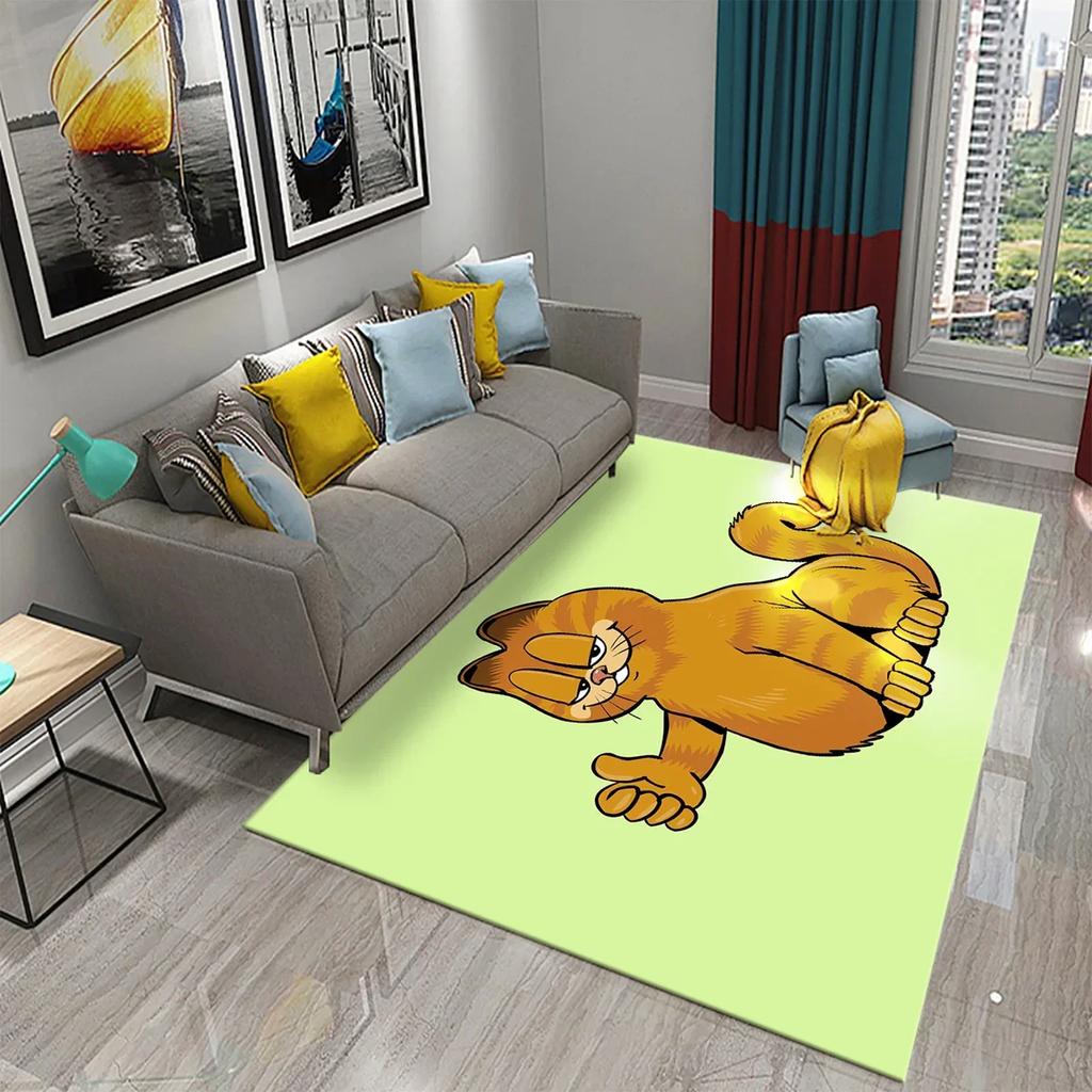 Cartoon Animal Cute Cat Pattern Carpet King Size Home Decor Bedroom Living Room Bathroom Household Floor Mat Non-slip Carpets
