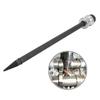 Car Repair Fuel Injector Seal Puller Tool Set with Slide Hammer Steel Cone Thread Tip for Copper Washer Gasket Removal Universal