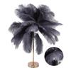 Decorative Table Lamp 30PCS Feathers USB Rechargeable Light Touch Control Desk Light Built In