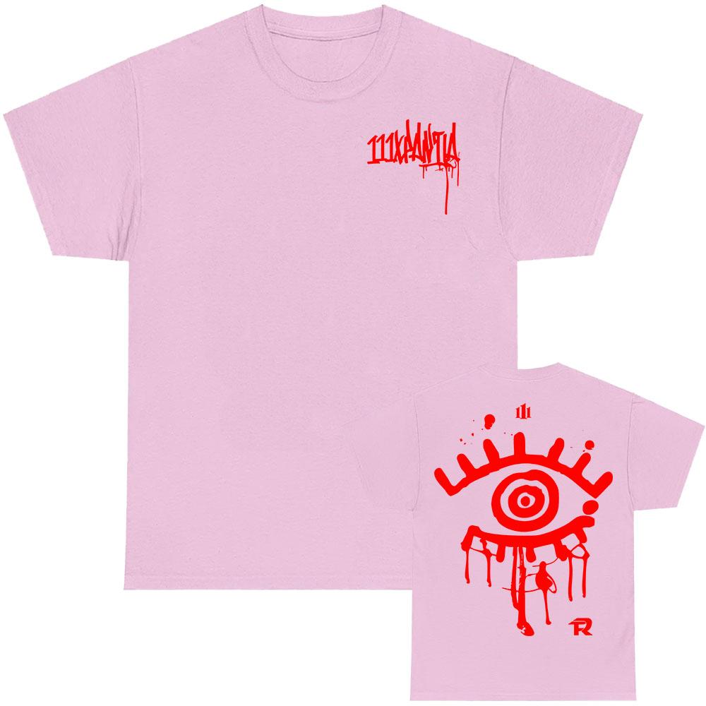 2025 Album 111XPANTIA Tričko Fuerza Regida Grunge Hip Hop Unisex Streetwear Bavlna Ležérní Trička s Krátkým Rukávem Pánská Dámská Trička