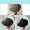 Streetwear Flat Top Wool Newsboy Hat For Fall And Winter Fashion Men Women