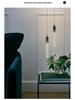 Luxury Crystal Pendant Light: Elegant Bedside or Background Illumination