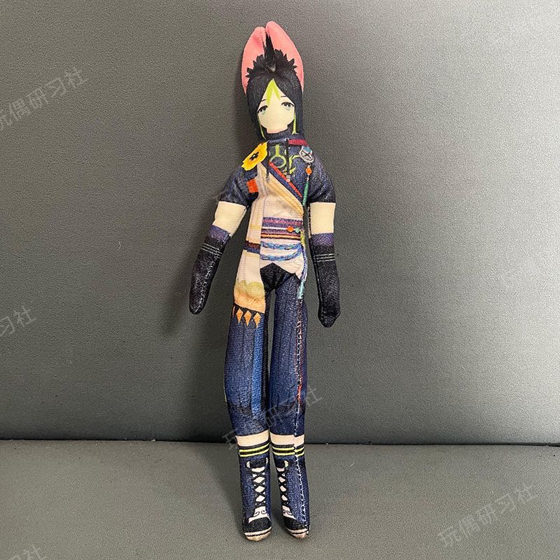28cm Genshin Impact Wanderer Xiao Morax Cosplay Pluche Katoenen Pop Slank Draaibare Vorm Kamerdecoratie Abstract Model Cadeau