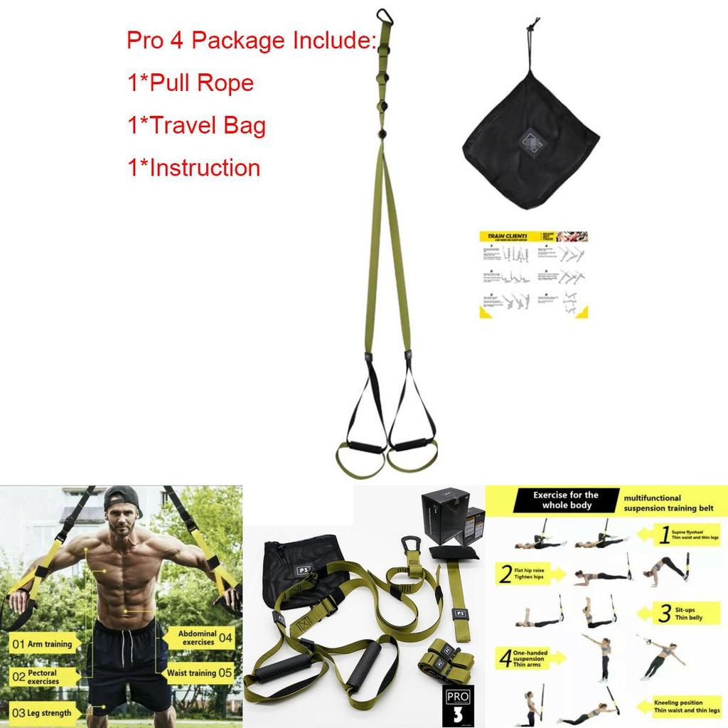 Ultimate Home Gym Suspension Resistance Training Strap With Comfortable Handles