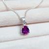 Natural Purple Tanzanite 18 Ct   Pear Cut 925 Sterling Sliver