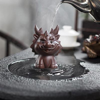 Dragon Figurine Statue Tea Pet Sculpture Collection Feng Shui Ornament Animal