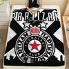 Poster Partizan Plaid in Flanella, Alta Qualità Confortevole per Tutte le Stagioni, Decorazione per la Casa, Calore e Comfort