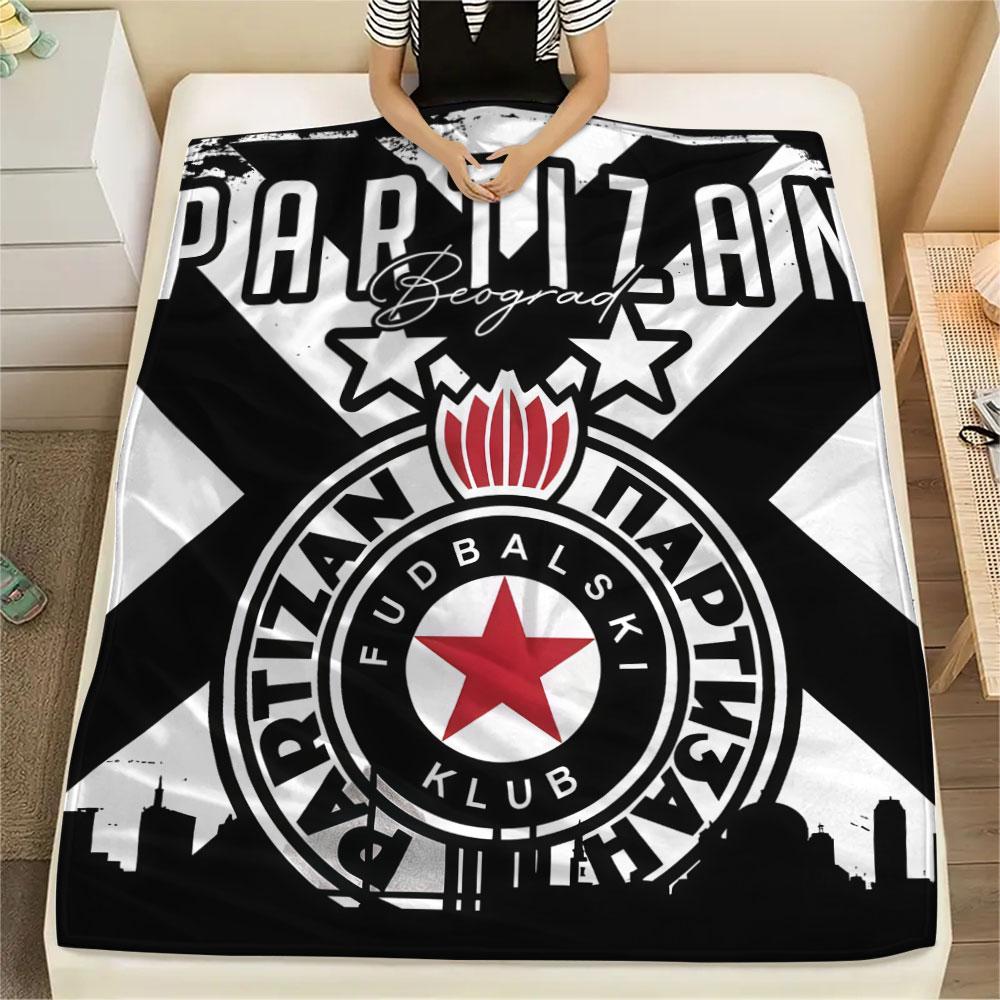 Poster Partizan Plaid in Flanella, Alta Qualità Confortevole per Tutte le Stagioni, Decorazione per la Casa, Calore e Comfort