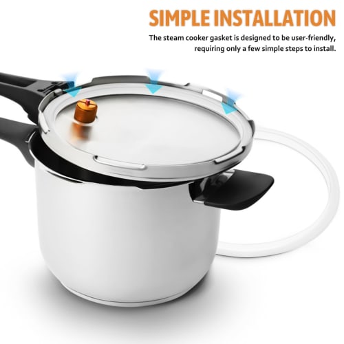 PartyKindom Silicone Sealing Ring Compatible with Instant Cookers and Pressure Cookers, Replacement Part, Silicone Gasket Seal Ring for 16cm Pot Inner