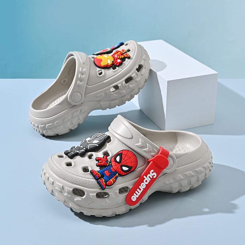 Summer Kids Cartoon Eva Clogs For Boys And Girls Breathable Non-slip Beach Shoes In Various Colors And Sizes For Outdoor Fun