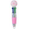 2pcs Cute Football Basketball Rugby Shaped Four-Color Ballpoint Pen, Cartoon Multicolor Mini Journal Short Pen