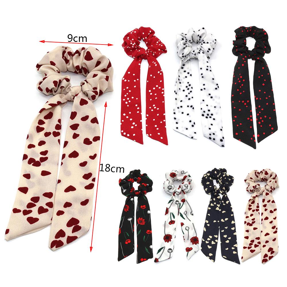 Buy Scrunchies Streamers Hair Ties Elastics For Women Bow Fashion at