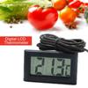 Mini LCD Digital Thermometer with Waterproof Probe Indoor Outdoor Convenient Temperature Sensor for Refrigerator Fridge Aquarium