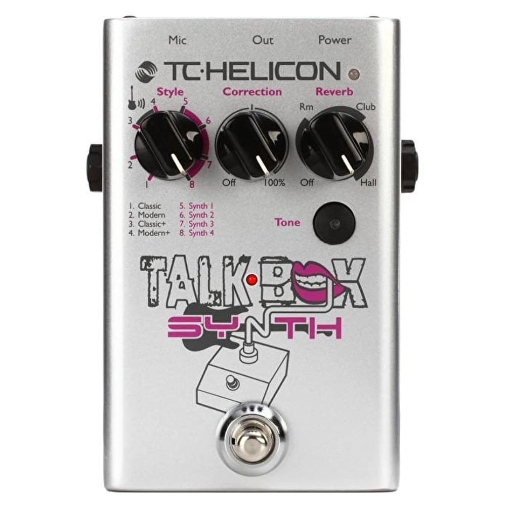 TC HELICON TALKBOX SYNTH Компактная педаль для вокала серебряный