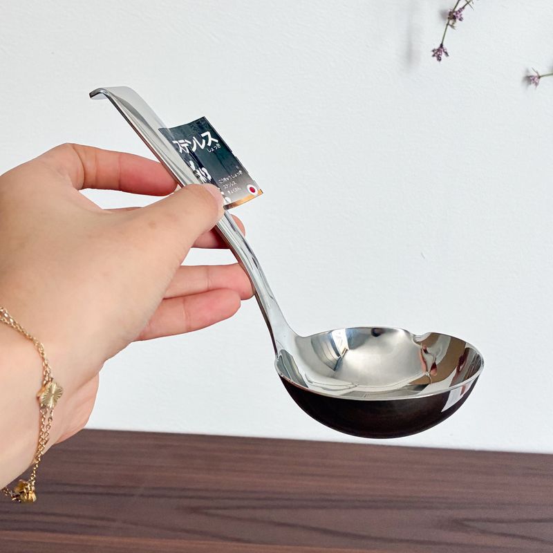 Original Export 304 Stainless Steel Spoon with Short Handle, Thickened for Serving Soup and Porridge, Household Deepened Spoon, Anti-Scald Soup Spoon