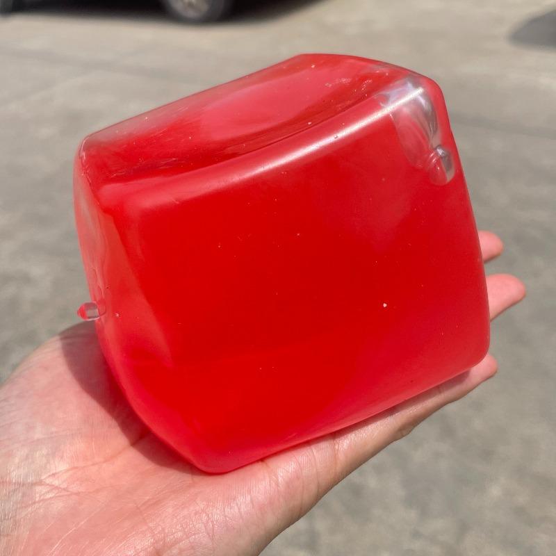 

Extra Large Maltose Ice Cubes Fidget Squishes Kneading Ice Crystal Maltose Appearance Squeeze Toy Squishy Venting Gift Plus Size