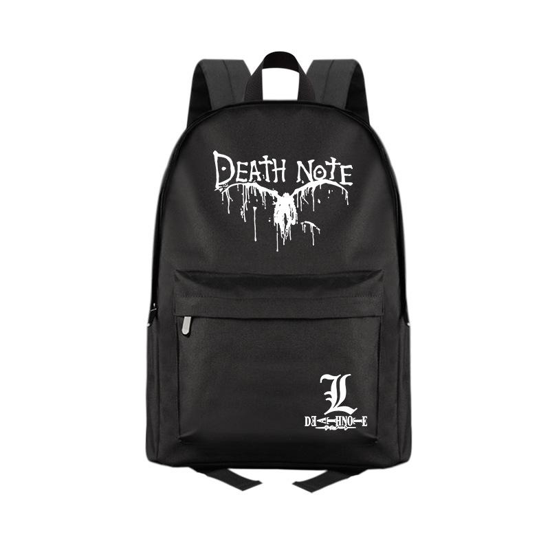 Death Note Anime Peripheral School Bag Male Female Student Daily Backpack Computer Travel Backpack