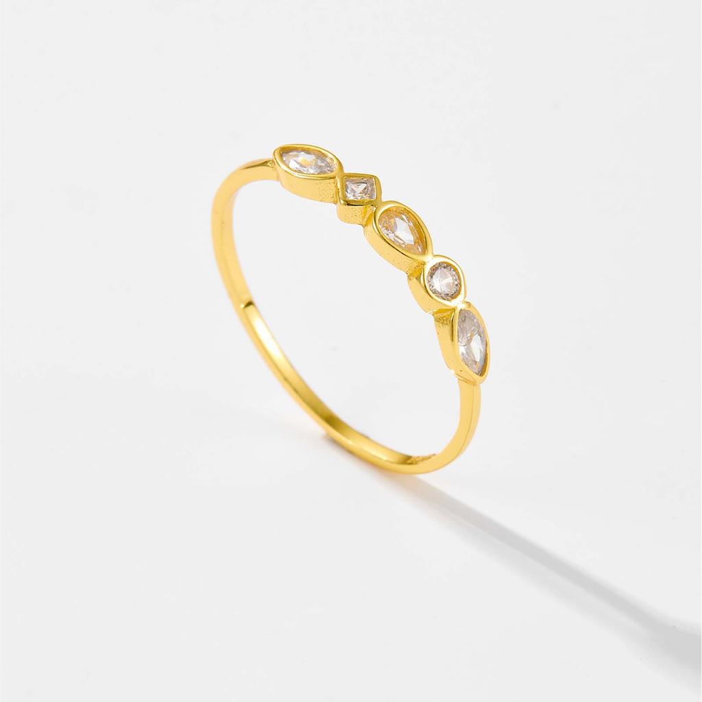 ANDYWEN Inele din argint 925 curcubeu albastru trandafir roșu femei rock punk inele de lux colorate bijuterii