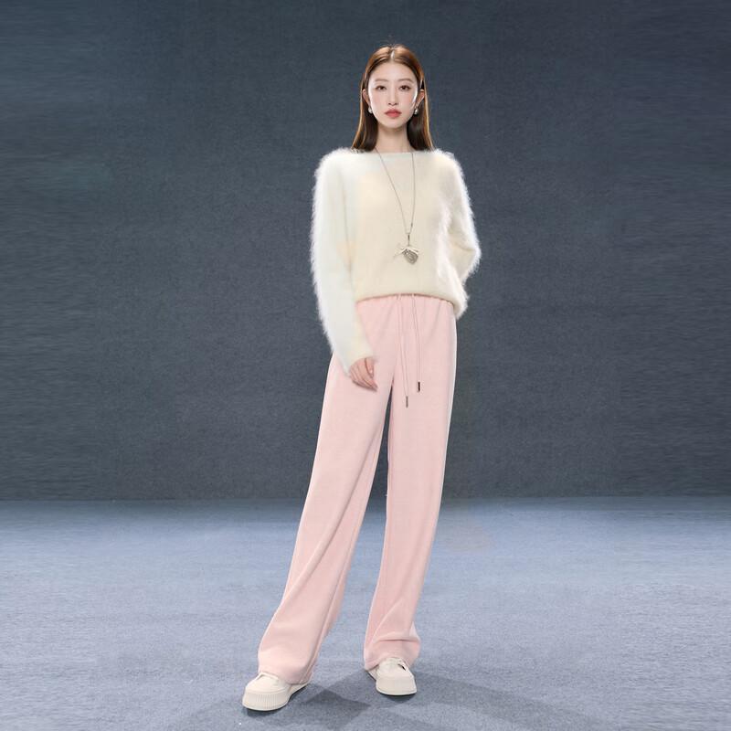 

Sancai Women s Plush-Lined Straight-Leg Winter Trousers 2XL