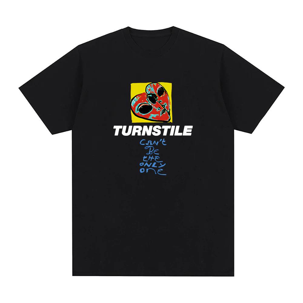 

TURNSTILE T Shirt Aesthetic HighQuality Tee-shirt RopaMujer O-neck Clothing Graphic Printing Casual Retro Singer - Style Tshirt 4XL
