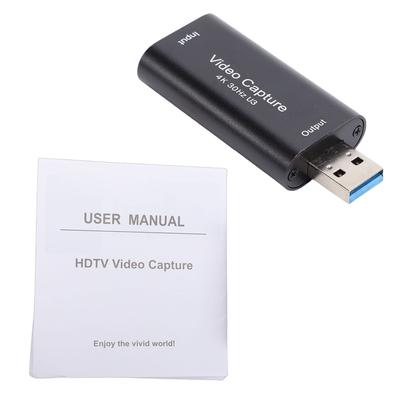 Video Capture Card 4K 30hz High Definition Multimedia Interface To USB Audio Video Capture Device for Streaming Gaming