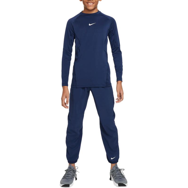 Nike Dri-FIT Long-Sleeve Top Kids Tops Blue FJ6822-410