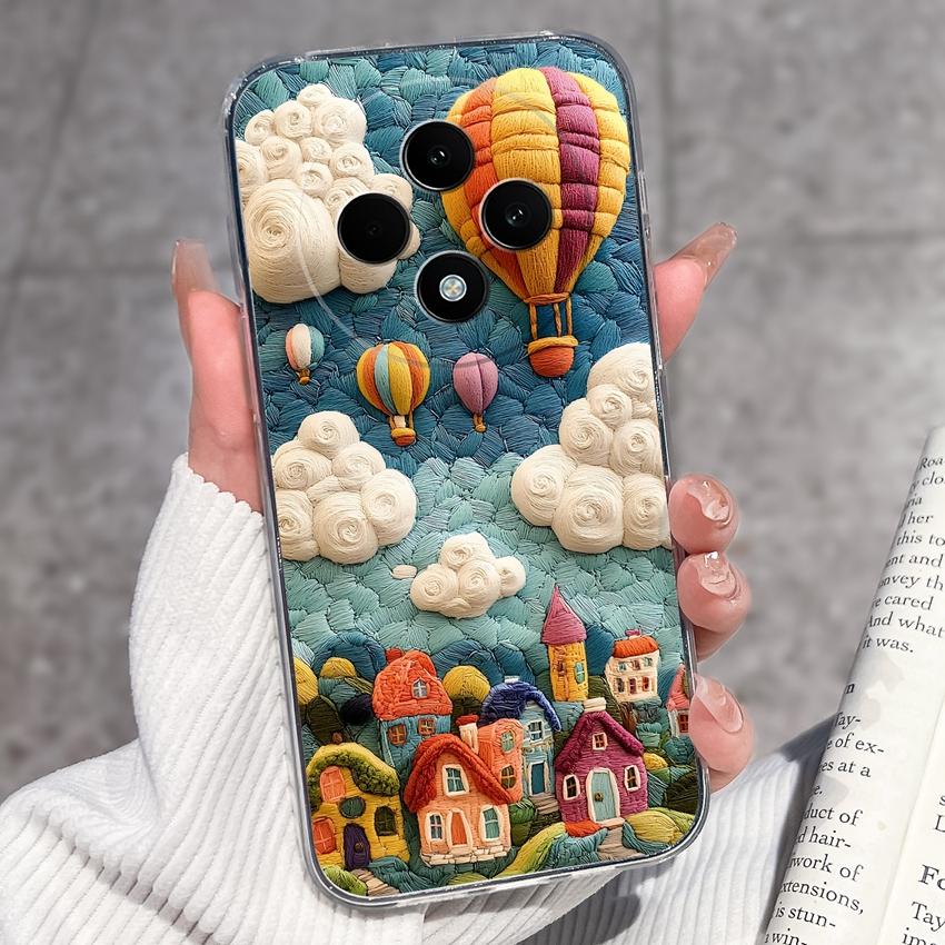 For OPPO F27 F29 F21 F19 F17 F11 Pro F15 F7X Phone Cover Cute Panda Piggy Patterns Transparent Ultra Thin TPU Premium Protection Case For OPPO Housing