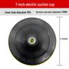Flocked Self-Adhesive Sanding Discs (3" 4" 5" 7") for Electric and Angle Grinders with Pneumatic Suction Cup