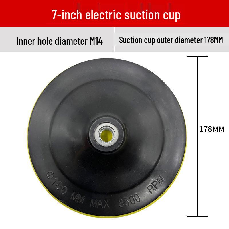 Flocked Self-Adhesive Sanding Discs (3" 4" 5" 7") for Electric and Angle Grinders with Pneumatic Suction Cup