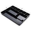 Desk Drawer Organizer Tray with 9 Storage Compartments - For Home and Office - Drawer Organizers Office, Perfect Organizing Pens, Pencils, Paper