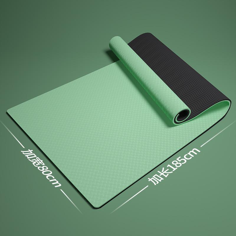 Thick Non-Slip Yoga and Dance Mat with Jump Rope