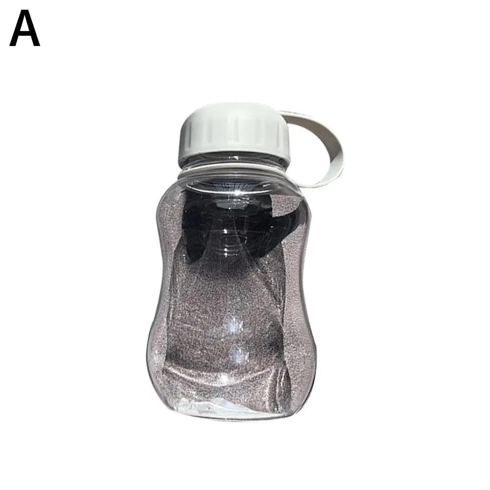 Mini Water Cup Plastic Bottle Cute Children Small Transparent Female Outdoor Student Small Portable Cup Cup Water M0L7