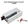Car accessories with USB charger port DC 12V to AC 220V car inverter universal socket cigarette lighter plug/clip adapter switch LED indicator light