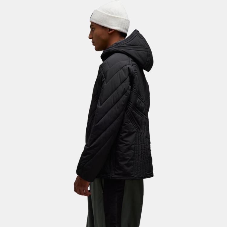 Y 3 Hooded Quilted Bomber Jacket IL2061