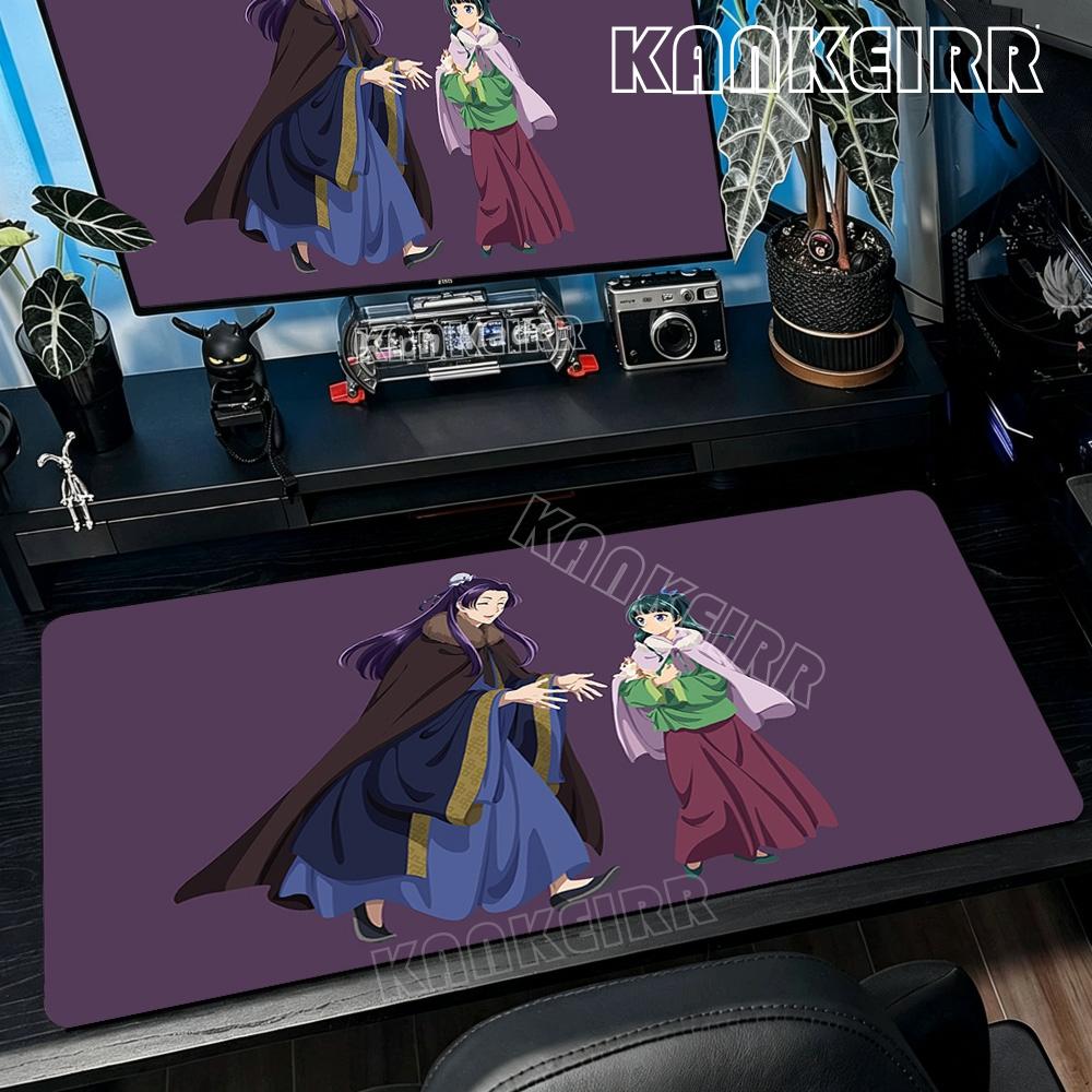 Anime Apotheker-Tagebücher Mauspads XXL Gamer Computer HD Mauspads Natürlicher Gummi Rutschfeste Teppiche XXL Tischmatten Schreibtischzubehör