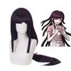 100cm Danganronpa:Trigger Happy Havoc Cosplay Mikan Tsumiki Parrucche Lunghe Viola Ondulate Sintetiche Resistenti al Calore