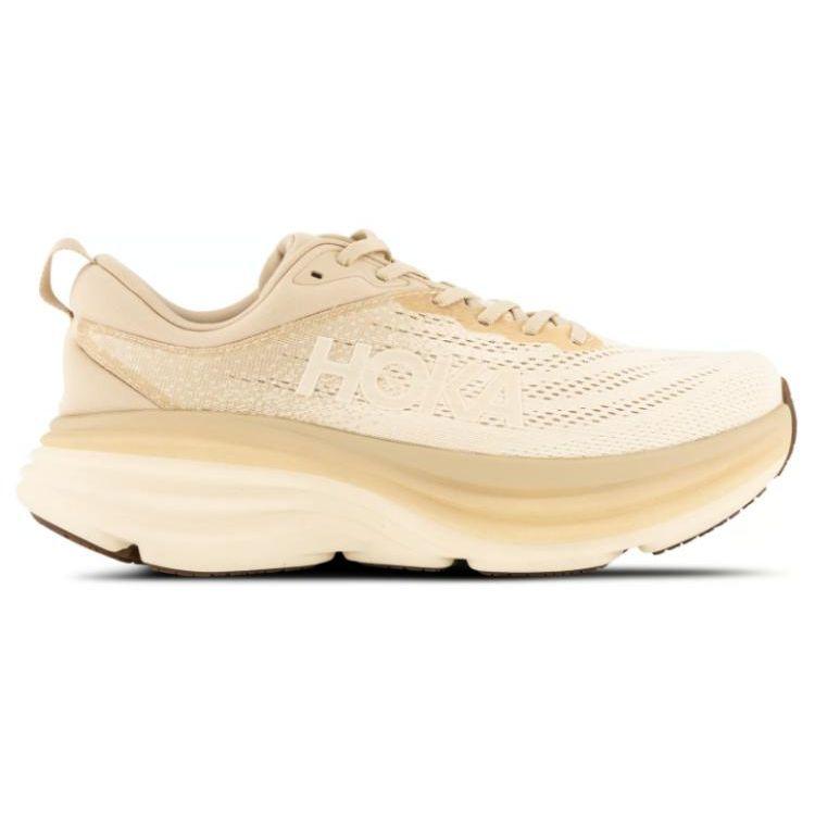 HOKA Bondi 8 Shifting Sand Vanilla Men Sneakers Cream 1123202-SHF