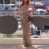Summer New Women's Clothing, Dress, Fashionable and Casual Polka Dot a Word Suspender Skirt, Long Dress