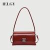 Ladies Retro Casual Small Square Oil Wax Leather Messenger Bag