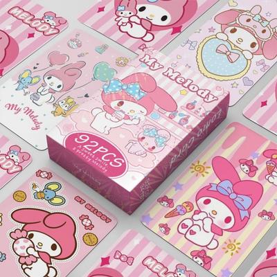 Sanrio Fotokarte Waren LOMO Illustration Fotokarte 60 Stück + Mini Sticker 32 Stück, My Melody, 1 Stück