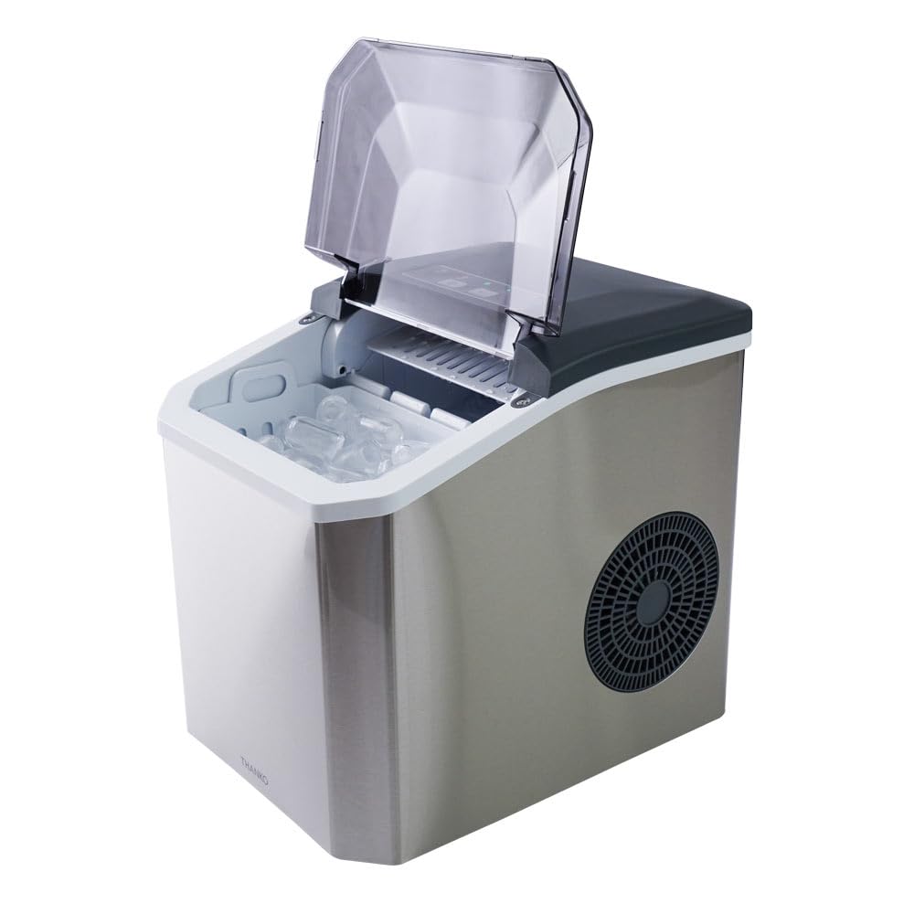 THANKO Clear Ice Goron a Ice Maker That Produces Crystal Clear This Tabletop Ice Maker Is Suitable for Home Use and Is Transparent and DACEMKHWH,