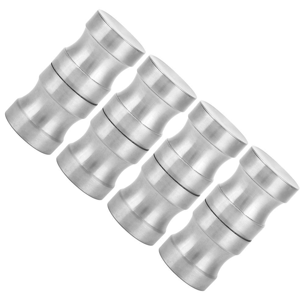 4Set 304 Stainless Steel Shower Glass Door Handle Pull Knobs Hardware Bathroom Accessory