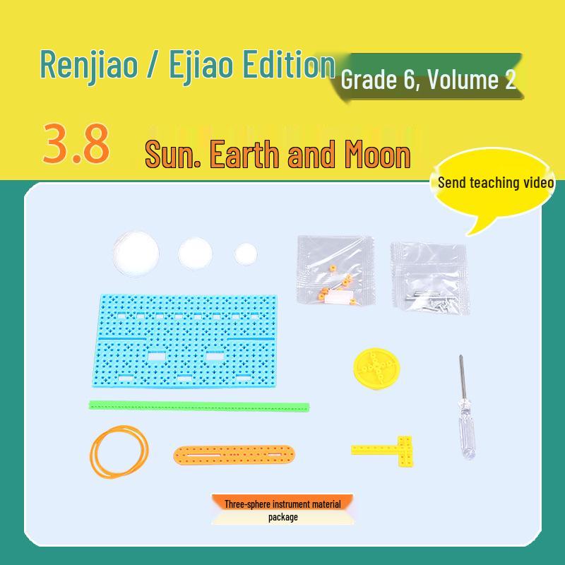 Science Experiment Kit for Primary Students: Sun, Earth, and Moon Model - Sixth Grade Edition