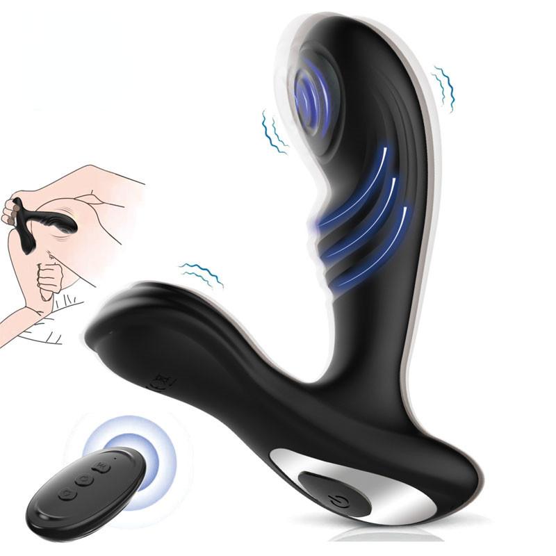 Male Prostate Massager Anal Butt Plug Vibrators for Men Masturbator Remote Control Dildo Vibrator Sex Toys for Woman