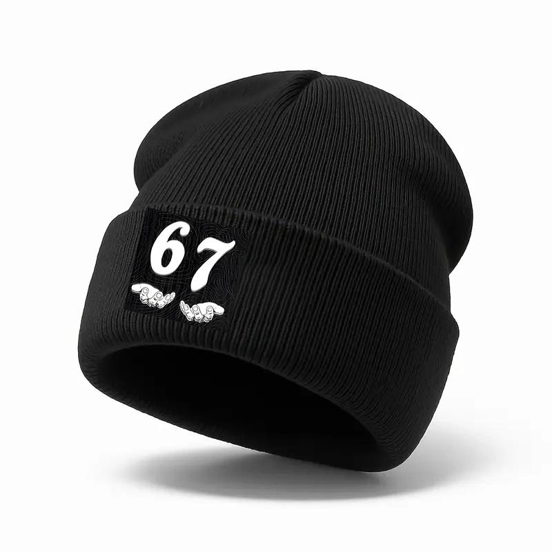 Unisex Warm Golf Hat, Knitted Beanie With Ear Flaps For Men And Women, Four Colors: Red, Green, Black, White, Plush Lined Fishin