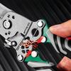 1Pc Multifunctional Foldable Thickened 18-in-1 Wire Stripping Pliers,